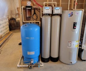 well pressure tank and water softeners