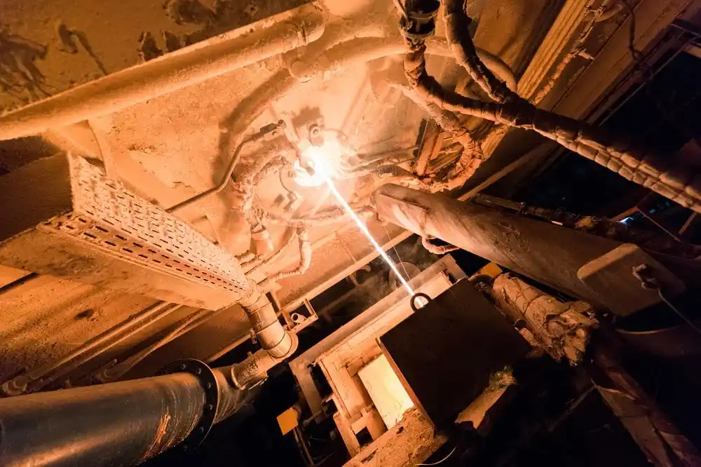 thermal imaginf of underground pipes