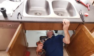repair a leak under the sink